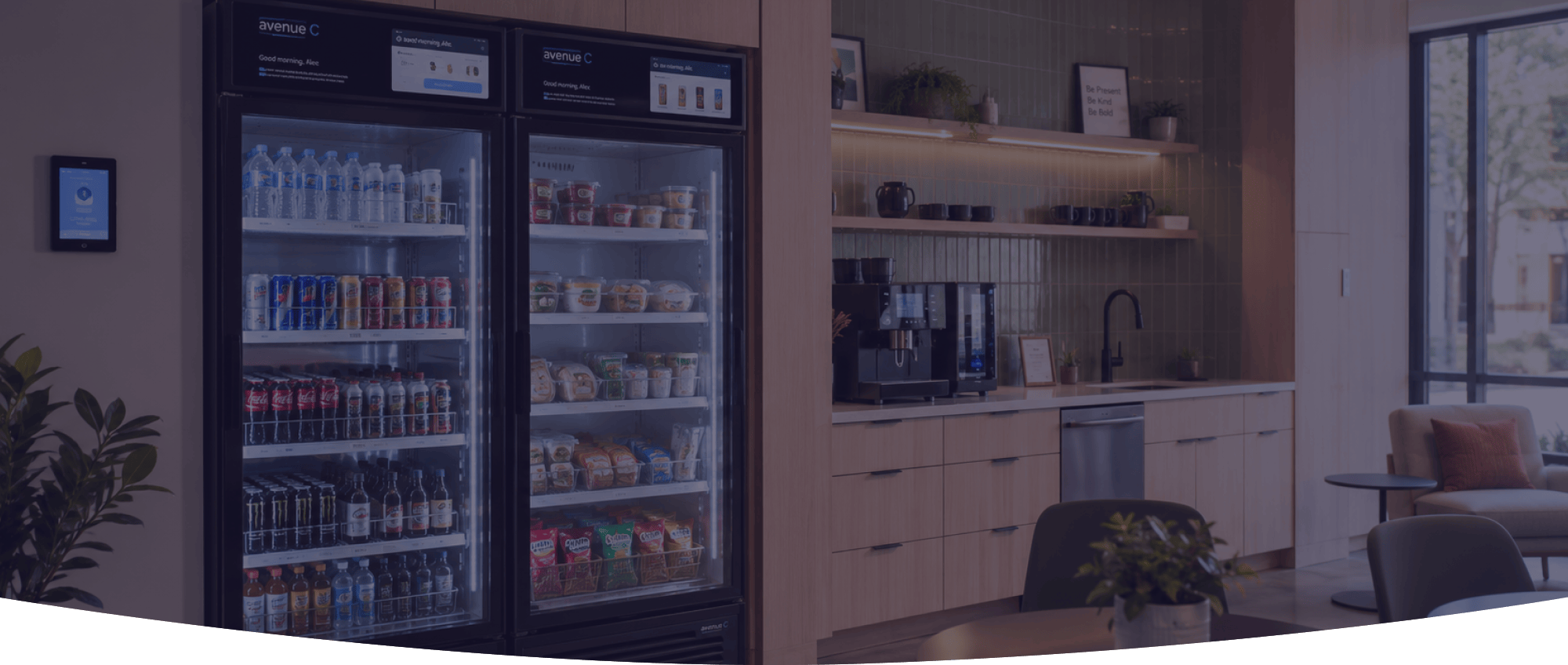 smart coolers in a san francisco office