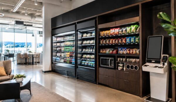 Northern Califronia micro market installation in an office